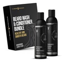 The Beard Struggle - Radiance Beard Wash & Conditioner Bundle - Silber Collection - Paket von 2, Wikinger Sturm - Nourish, Cleanse, Softens, & Stärken Bart - Bart Wash und Conditioner für Männer