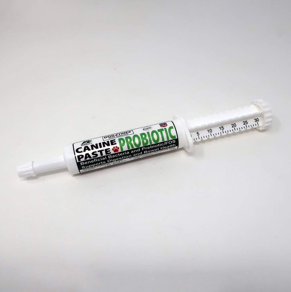 Dogzymes Pâte probiotique de canine Bactéries bénéfiques-enzyme 2.3 Million CFU/gm Saccharomyces boulardii Poudre de miel séché biologique (30 grammes)