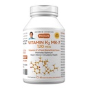 ANDREW LESSMAN Vitamin K2 MK7 120 mcg 60 Softgels - Essential for Healthy Calcium Utilization, fördert Optimum Skelett, Herz und Arterial Health. Keine Zusatzstoffe. Kleine leicht zu schlucken Softgels