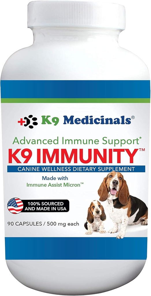 K9Médicaments Capsules d'immunité K9 - 90 Nombre, blanc (IMS-CAP-90)