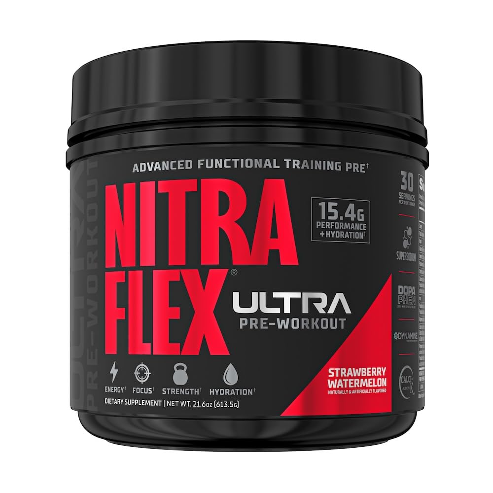 Supplément de pré-entraînement GAT SPORT Nitraflex Ultra (30 portions, pastèque fraise)
