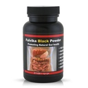 74+ Trace Mineral Powder with Humic & Fulvic Acid (166 portions)(Sans saveur) – Supplément végétal, trace Minerals avec électrolytes et pH alcalin (Kosher) – Eau noire – par Fulvika Black