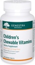 Genestra Brands Children's Chewable Vitamins | Vitamins-Mineral Supplement | 100 Chewable Tablets | Natural Papaya and Orange Flavor