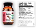 DR WAKDE'S Sariva & Manjistha Capsules (60 Veg Caps, Detoxifying Kräuter, Unterstützt gesunde Haut, Ayurvedic Supplement, Vegan, Kräuter, All Natural, Made in UK)