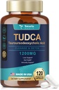Totaria TUDCA Sale Bile Liver Support Supplemento 1200mg, 120 Capsule, Facile da ingoiare Capsule, per fegato, rene, Gallbladder Salute