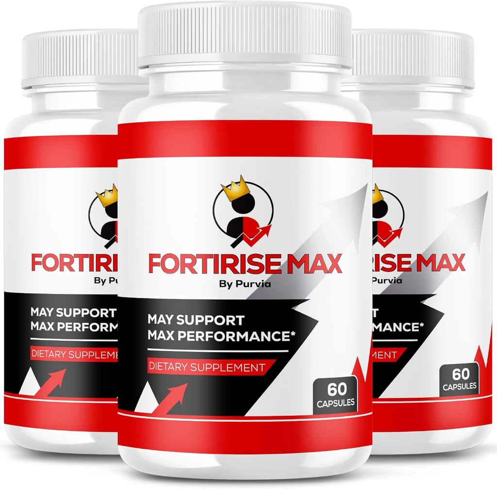 (3 Pack) Fortirise Max - Fortirise Max Pills Maximale Stärke Formel, Fortirise Maxx Gesamt Wellness Support Vitamin Supplement Review, Fortirise Kapseln, Fortirise Ultra Advanced (180 Kapseln)