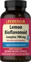 Lindberg Lemon Bioflavonoid Complex | 700mg | 250 Kapseln | Beilage mit Rutin und Hesperidin | Non-GMO, Glutenfrei