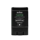 Bastone in cera moscata dal vivo, 0.35 oz - Realizzato negli Stati Uniti con ingredienti naturali - Stache media e orso di tenuta per gli uomini | Canyon - Juniper, Cypress, aghile
