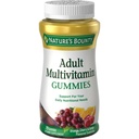 Gommies multivitamines adultes, supplément de vitamine, besoins nutritionnels quotidiens, orange, cerise et arômes de raisin, 75 gommies