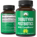 CoreBiome Tributyrin Postbiotic supplemento clinicamente testato per la salute del fegato. Più efficace di Sodium Butyrate Capsule. Elevata biodisponibilità Post Biotics per digestivo, Leaky Gut, Colon, Microbiome