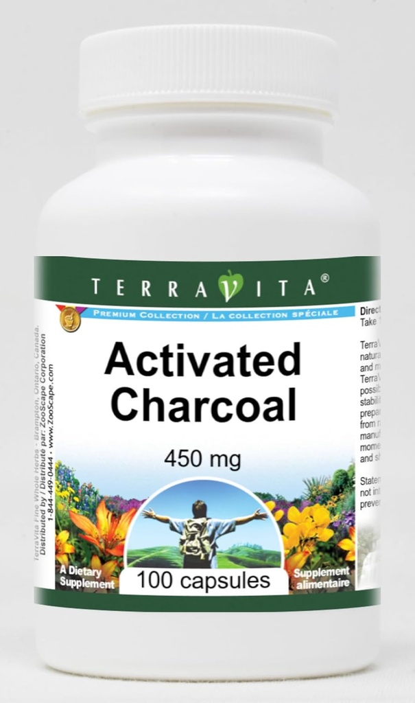 Charcoal attivato - 450 mg (100 capsule, ZIN: 510652) - 3 Pack