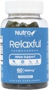 Ashwagandha Gummies - Relaxful Calm Gummis - Gummy Vitamins mit Tropical Strawberry Flavor - Ashwagandha ergänzt Wurzelextrakt Kräuter - Multivitamin Gummis für Schlaf - 60 Gummis