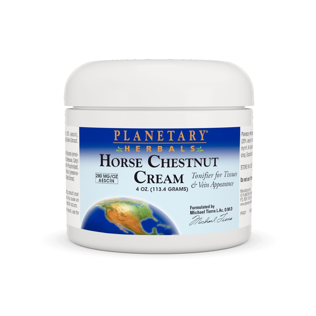 Planetary Kräuter Pferde Chestnut Cream Tonifier - 4oz
