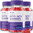 Biolyfe Keto + Gummie,BiolyfeKeto ACV Keto Ergänzung Gummi - Maximale Stärke, Keto+ ACV Gummys, Alle natürlichen Unterstützung Formel Keto+ACV Erweiterte Formel, Biolyfe Keto Gummy Bewertungen (3 Pack)