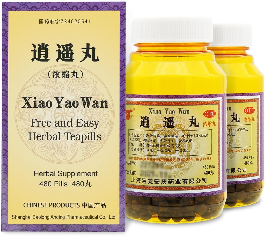Supplément à base de plantes Xiao Yao Wan Pills 960 ct (120 portions)