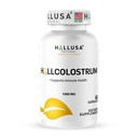 Hallusa Natural Bovine Colostrum Supplement Kapseln 1000mg mit 10% IgG für Gut Gesundheit, Immun- & Verdauungsunterstützung – Natürliche Energie & Wellness - Non GMO, Gluten Free & Sugar Free – 60 Kapseln