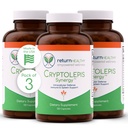 Cryptolepis Synergy, Immununterstützung Vitamine, Immunsystem Booster für Erwachsene, Leber, Lymphe, & Immununterstützung Supplement, unterstützt Lyme & Natural Parasite Defense, 120 Kapseln, 3 Packung