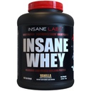 Insane Labz Insane Whey,100% Muscle Building Whey Protein, Post Workout, BCAA Amino Profile, Mass Gainer, Meal Sostituzione, 5lbs, 60 Srvgs, (Vanilla)