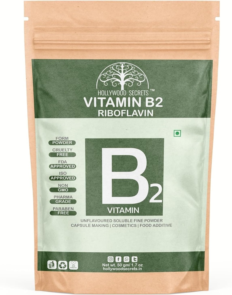 Ken Vitamine B2 Riboflavine en poudre 50gm
