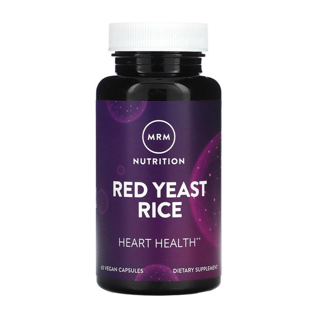 MRM Nutrition Red Yeast Rice | Monocolin K + Citrinin Free | Glutenfrei + Vegan | 30 Servierungen