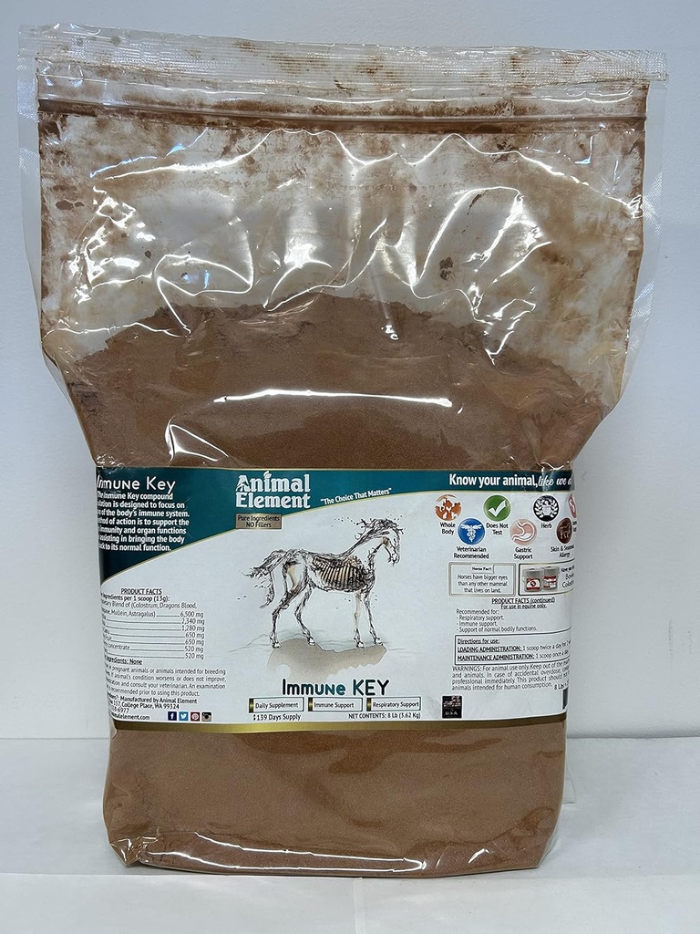 Immune Key - 8 lb. - All Natural, Organic, GMO Free. Builds Strong Immune System & Reduces Inflammation