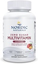Nordic Naturals Zero Sugar Multi Gummies - Integratore Multivitaminico Vegetariano - Passionfruit Mango - 60 Gummie a base di pectina - 12 Vitamine essenziali per adulti - Non OGM - 30 Serve