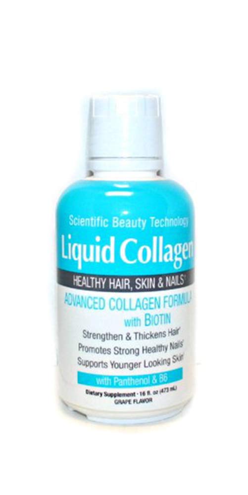 Technologie de beauté scientifique Collagène liquide pour cheveux, peau et ongles sains 16 fl oz