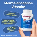 CONCEIVE PLUS Mens Fertility Bundle, Fruchtbarkeit Vitamine 60 Graf und Fruchtbarkeit Lubricant 2,5 Unze