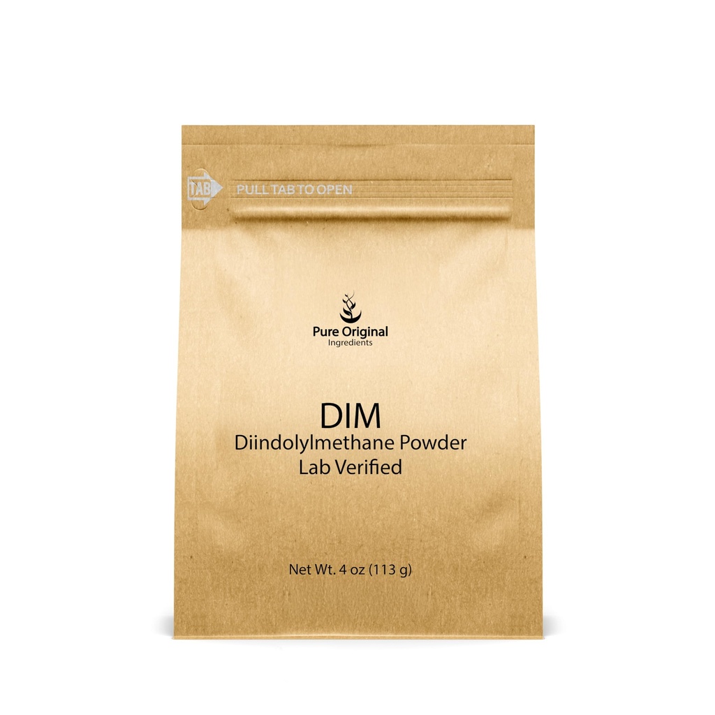 PURE ORIGINAL INGRÉDIENTS DIM, 4 oz, poudre de diindolylméthane, supplément alimentaire, aucun additif, toujours pur