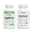 Jigsaw Health Magnesium Bundle | MagSRT (B-Free), 240 compresse, e Brain Boost, 90 capsule