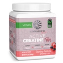 Sunwarrior Creatine pour les femmes Monohydrate Poudre Micronised Pré Workout Recovery Supplément Support Muscle Building Force Training Cognition - Végétalienne et facile à mélanger 50 portions, Lémonade de framboises