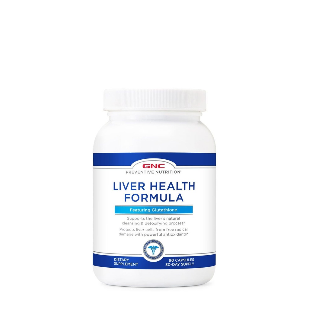 GNC Preventiva Nutrizione Liver Health Formula, Caratteristiche Glutathione, 90 capsule