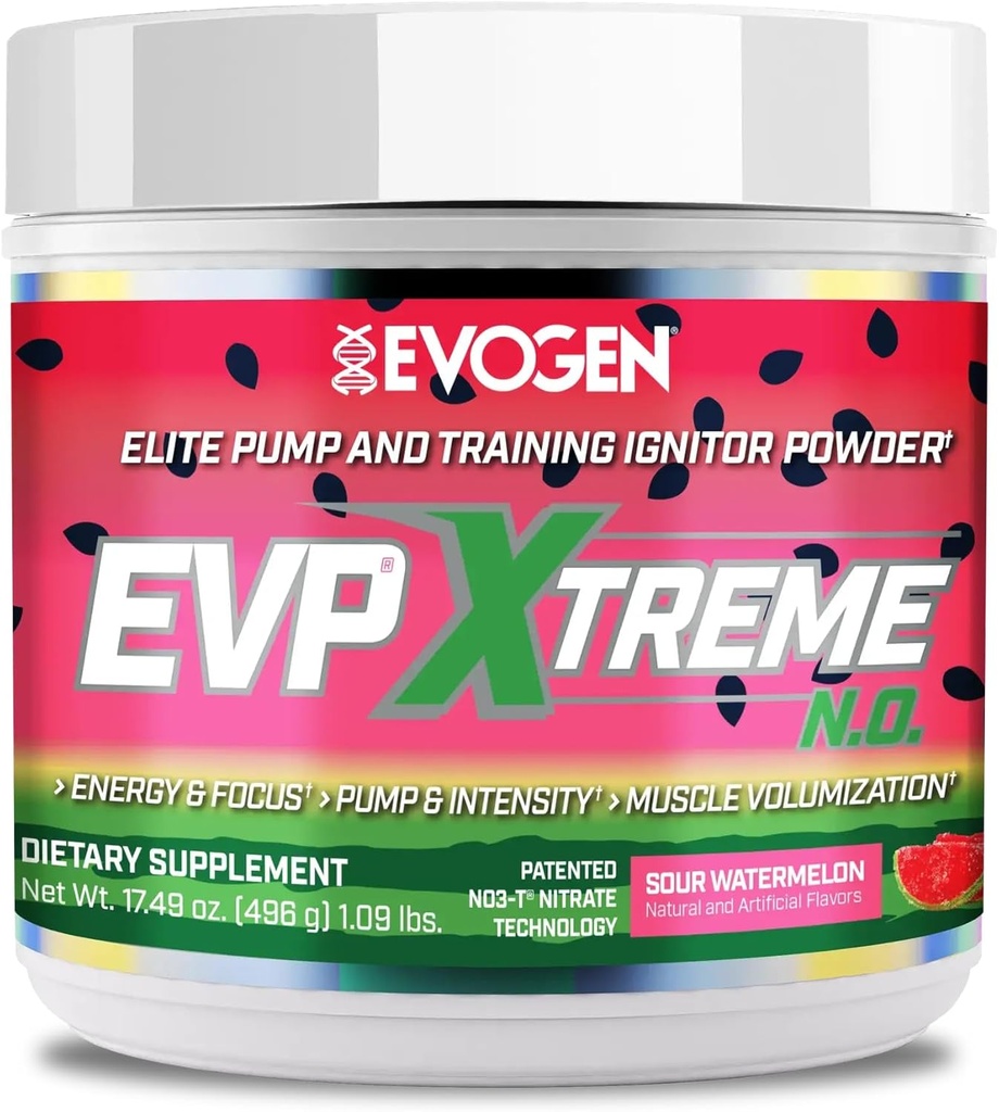 Evogen EVP Xtreme NO - Poudre de pré-entraînement pour les hommes et les femmes