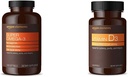 Elemente Super Omega-3 mit natürlichem Zitronengeschmack (120 Count) und Vitamin D3 (180 Softgels)