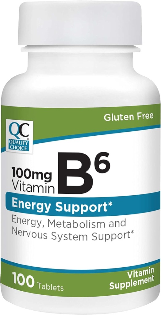 Qualität Wahl Vitamin B6 100mg, 100 Tabletten