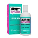 NovaFerrum Yummy 16 Fl Oz de supplément de fer liquide pour les 4 ans et plus de 18mg de fer/Tbsp.