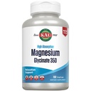 KAL Magnesium Glycinat Kapseln, Voll Chelat Magnesium Bisglycinat, Hohe Absorption Magnesium-Ergänzung, Gesunde Knochen, Muskel, Entspannung und Stress-Unterstützung, Non-GMO 160 zählen