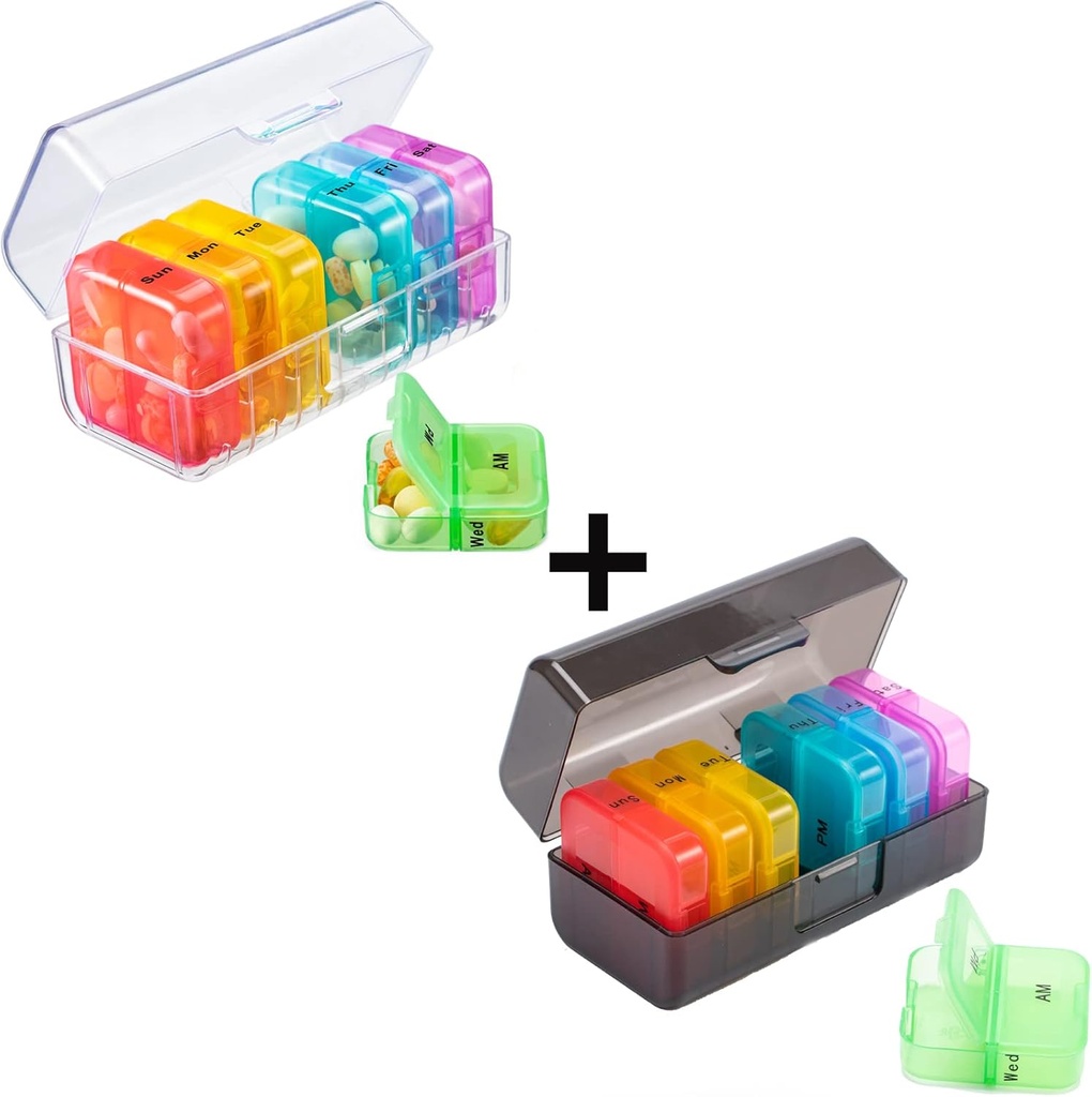 Pill Organizer 2 Mal pro Tag