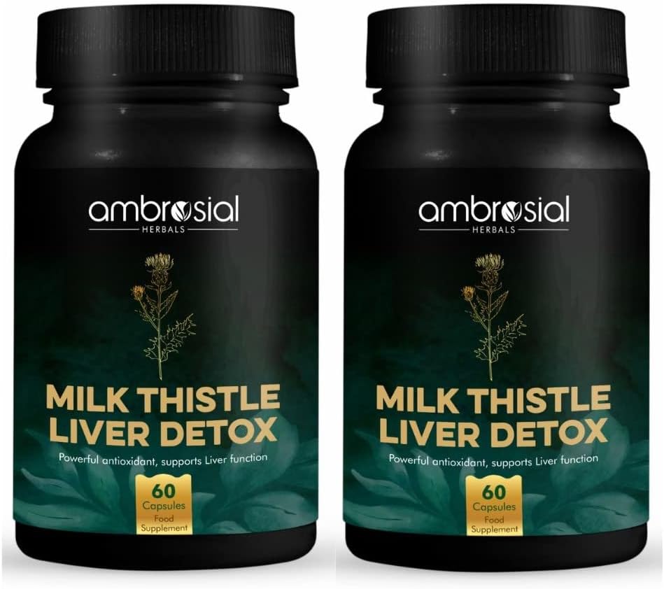 Capsules de chardon de lait AMBROSIAL - Boîte de 2-120 Capsules
