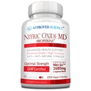Genehmigte Wissenschaft Nitric Oxide MD - Muskelentwicklung, Lean Body Maß, Verbesserung der Sauerstoffversorgung, Boost Energy - 90 Kapseln - 1 Flasche