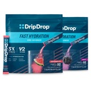DripDrop Hydration - Elektrolyt-Pulverpackungen - Wassermelone & Berry - 64 Zähler