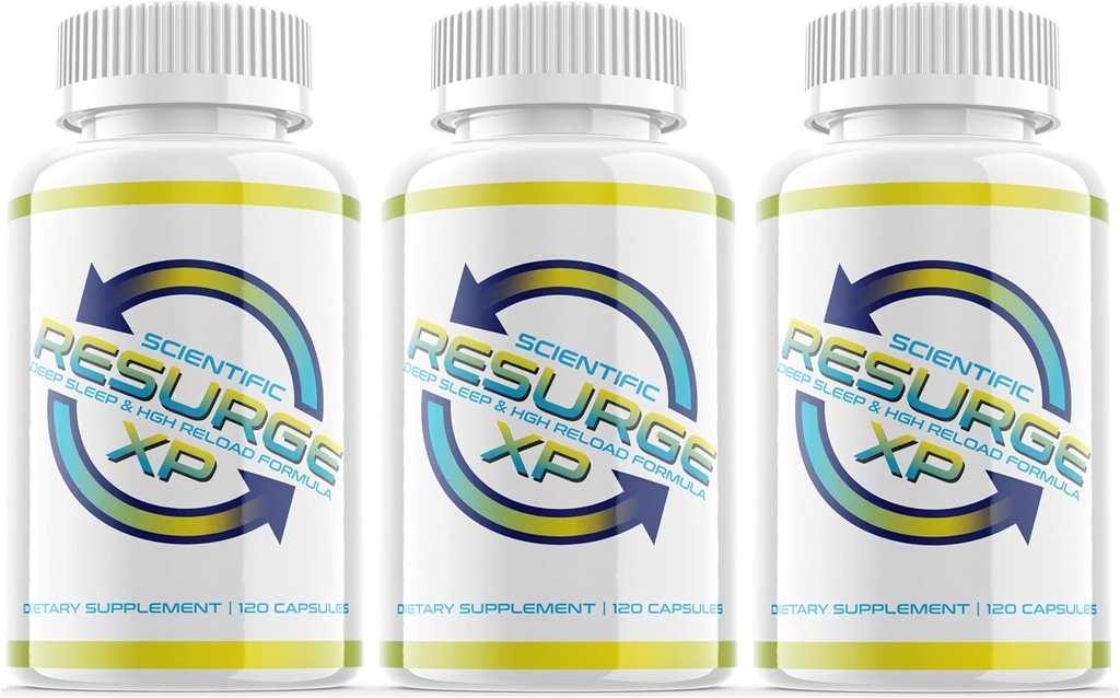 Scientific Resurge XP Deep Sleep Support Formel 120 Kapseln (3 Pack) Schlafen Melatonin
