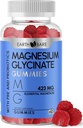 Magnesium-Glycinat-Gummien - Hohe Potenz-Magnesium-Ergänzung mit maximal 423mg elementarem Magnesium, Pre und Probiotics | Magnesium-Biglycinat für Superior Health Support | 60 Count