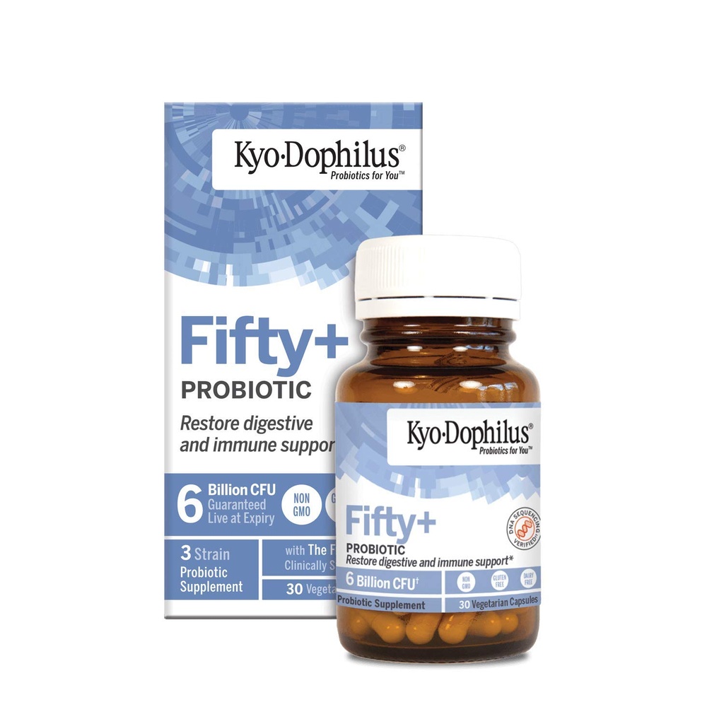 Kyo-Dophilus Cinquante Plus Probiotique, 30 comtes, 6 milliards UFC