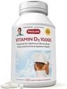 ANDREW MOINSMAN Vitamine D3 10,000 UI 360 Capsules - High Potency, Essential for Calcium Absorption, soutient la santé osseuse, la fonction musculaire saine, système immunitaire, plus.