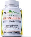 Ultra Magnesio Citrato 250ct Regolabile Dose Formula Facile da ingoiare!