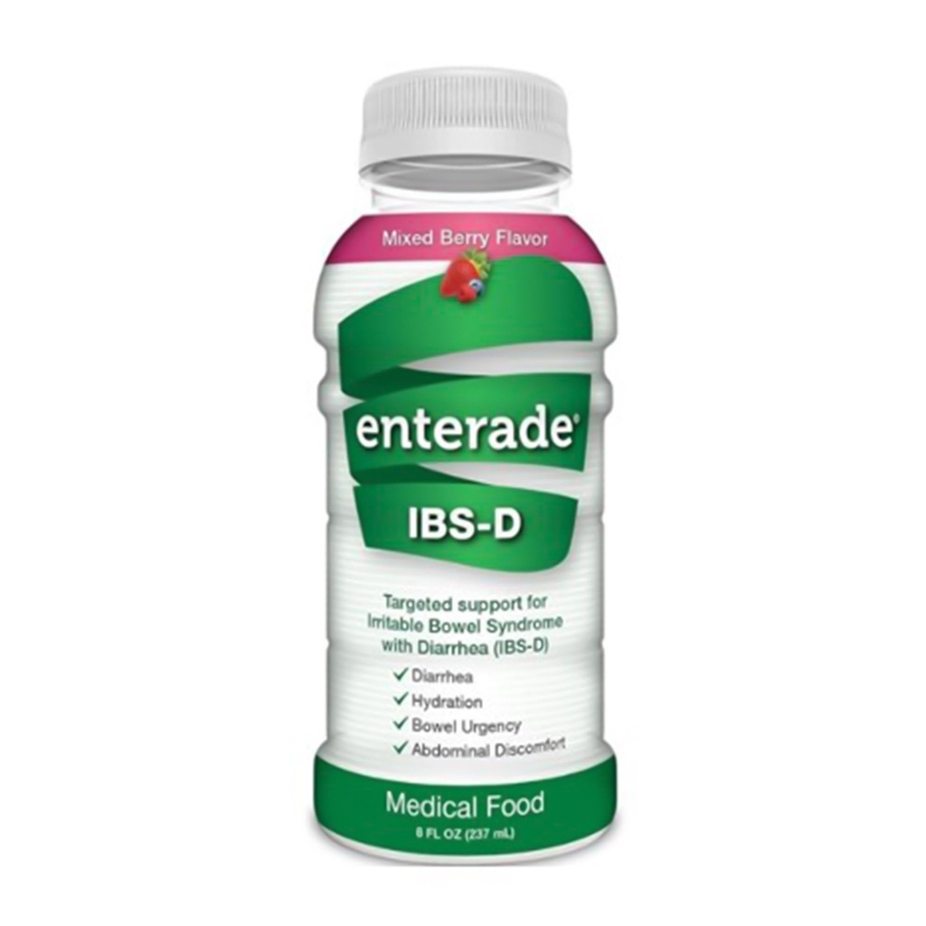 Enterade IBS-D Beverage für IBS Relief of Symptoms from Irritable Bowel Syndrome with Diarrhea (IBS-D), Mixed Berry (12 Flaschen, 8oz Jeder)