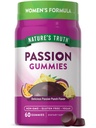 Nature's Truth Passion Gummis | Horny Goat Weed with Maca for Women | 60 Count | Passion Punch Flavor | Vegan, Non-GMO & Gluten Free