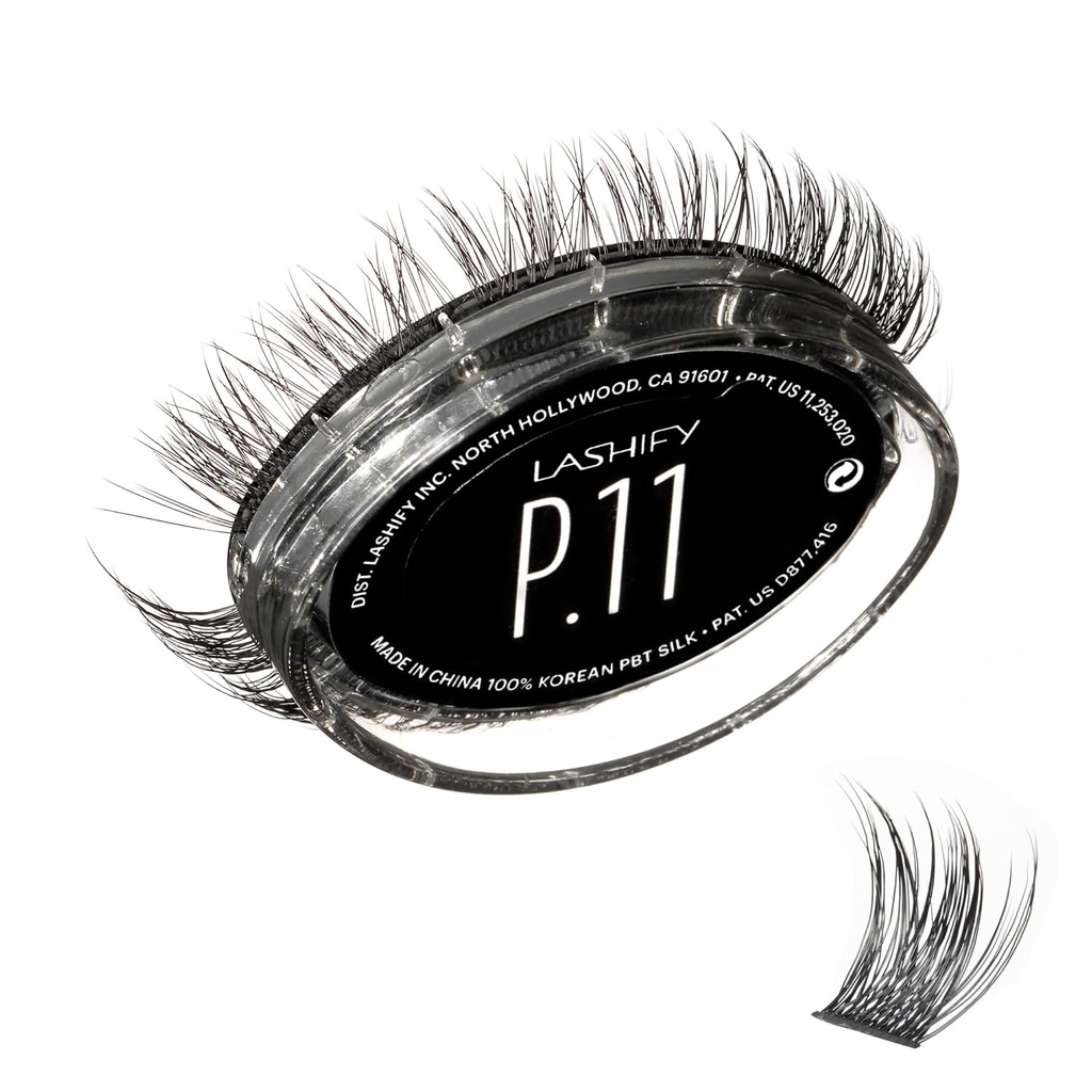 Lashify Plushy 11mm Gossamer cils en noir, facile bricolage faux cils pour un volumineux pourtant encore naturel look