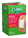 CURAD Kunststoffklebebänder 2" x 4", nicht aus Naturkautschuk Latex, Packung von 600